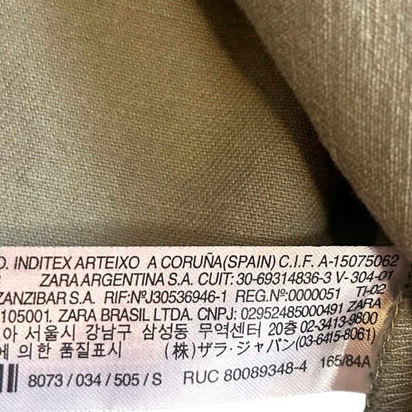 Zara Women's Cropped Green Jacket - Picture 7 of 10